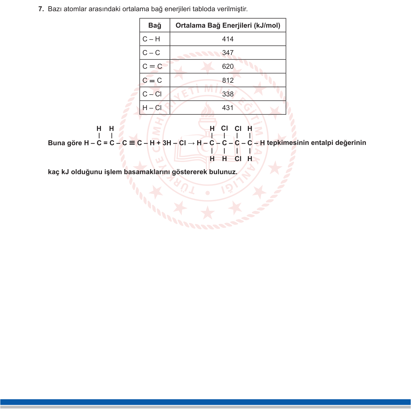 Kimya sorusu 18 — 