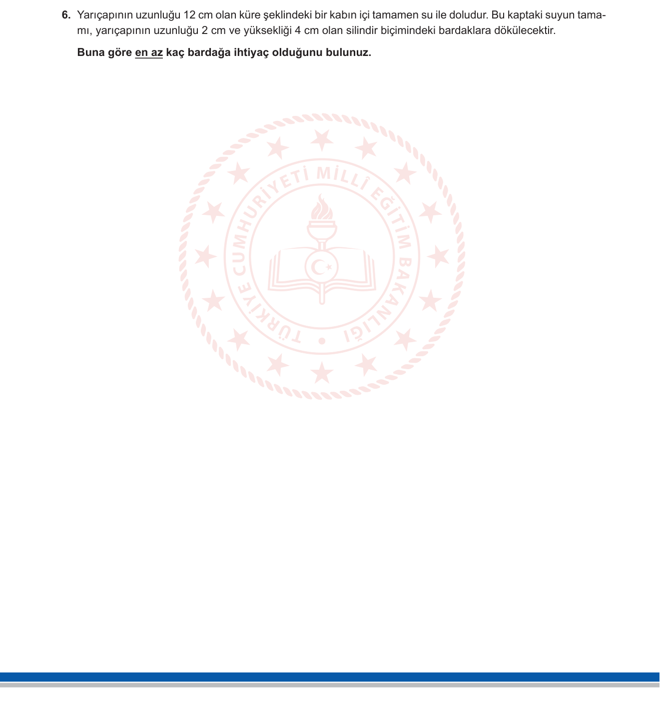 Matematik sorusu 43 — 