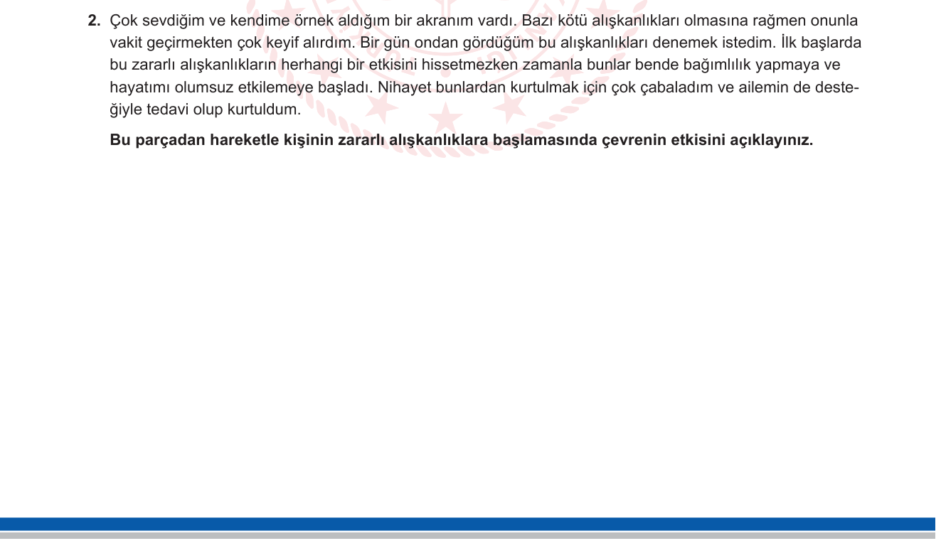 Din Kültürü ve Ahlak Bilgisi sorusu 14 — 