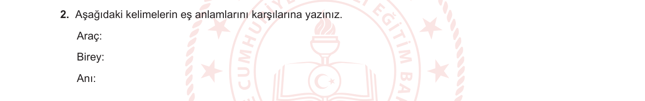 Türkçe sorusu 23 — 