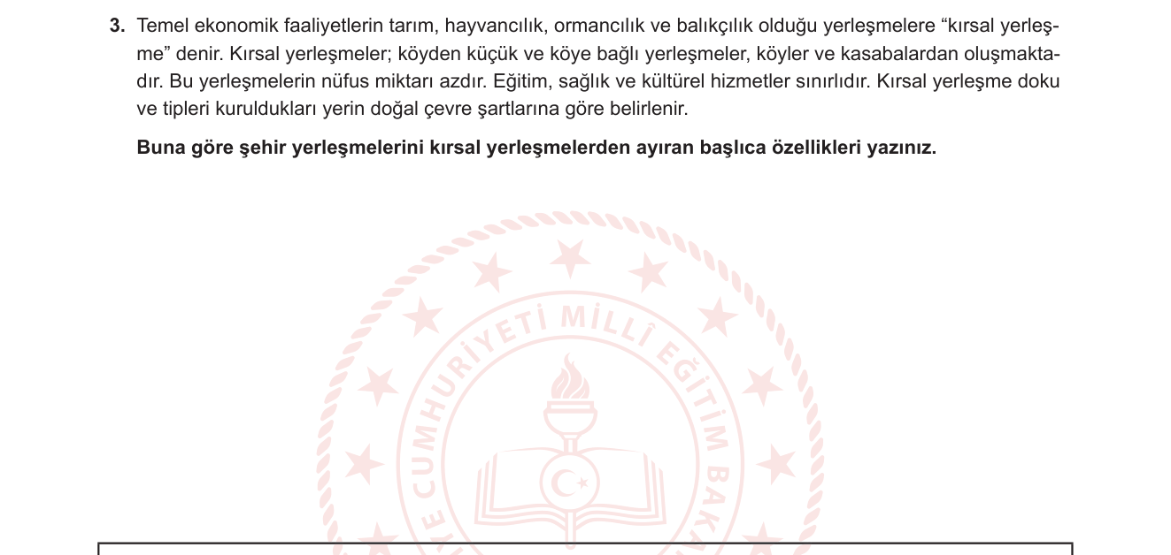 Coğrafya sorusu 7 — 