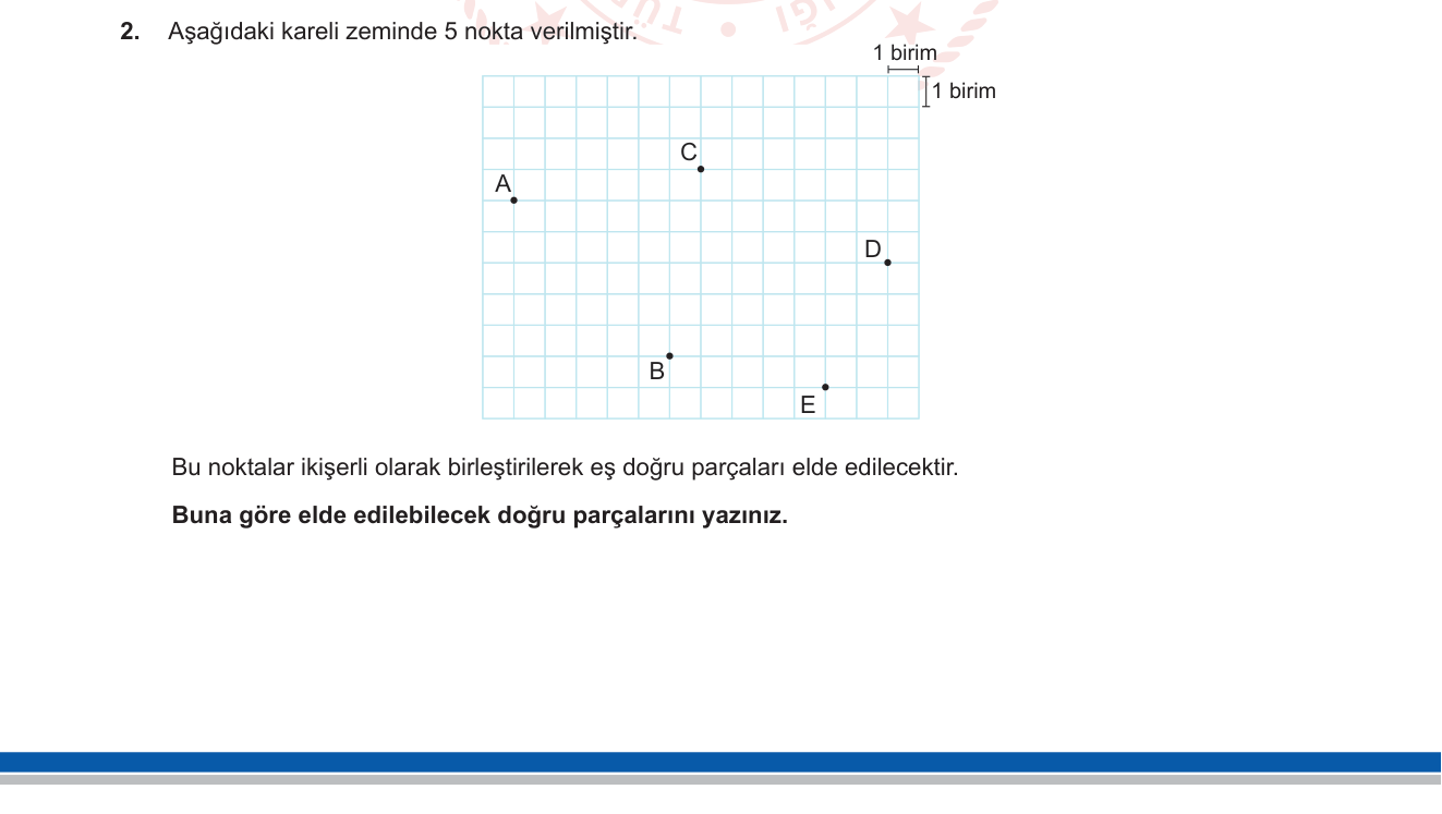 Matematik sorusu 9 — 