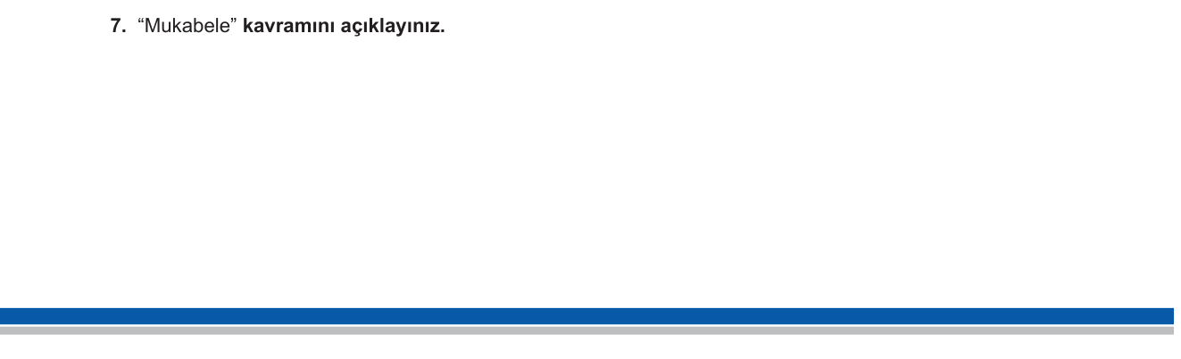 Din Kültürü ve Ahlak Bilgisi sorusu 10 — Kur'an ve Ramazan Geleneği — Mukabele Kavramı (5. Sınıf Din Kültürü)