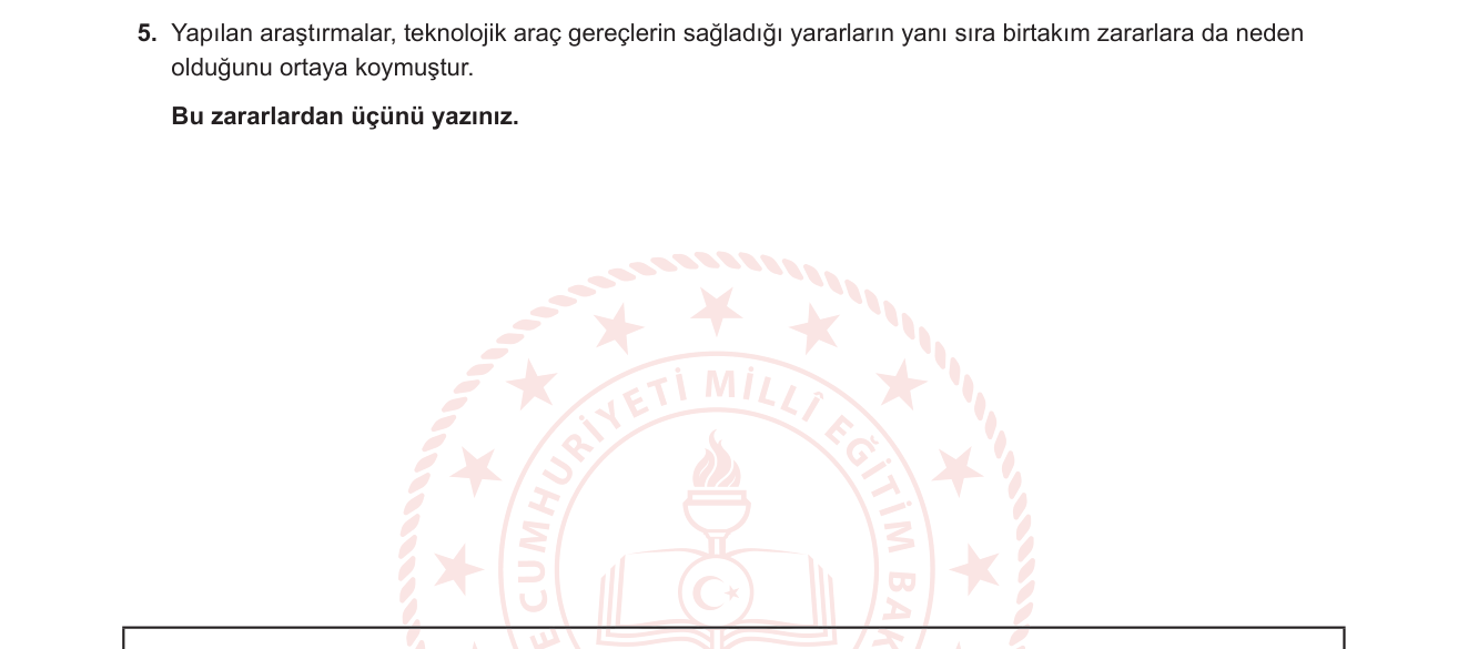 Coğrafya sorusu 10 — Teknoloji ve çevre — teknolojinin olumsuz etkileri (12. Sınıf Coğrafya / Beşeri Coğrafya)