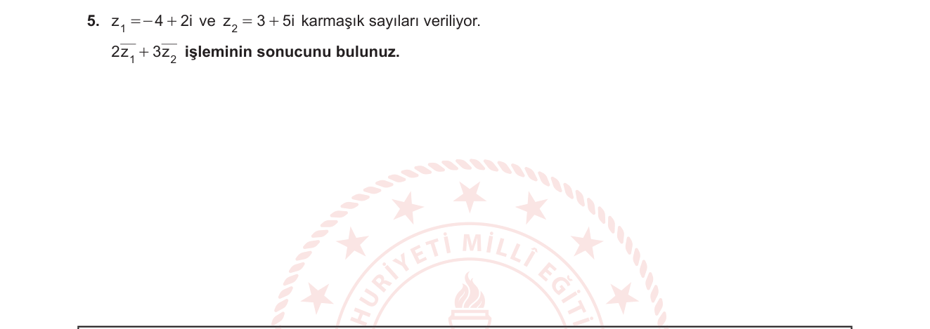 Matematik sorusu 21 — 