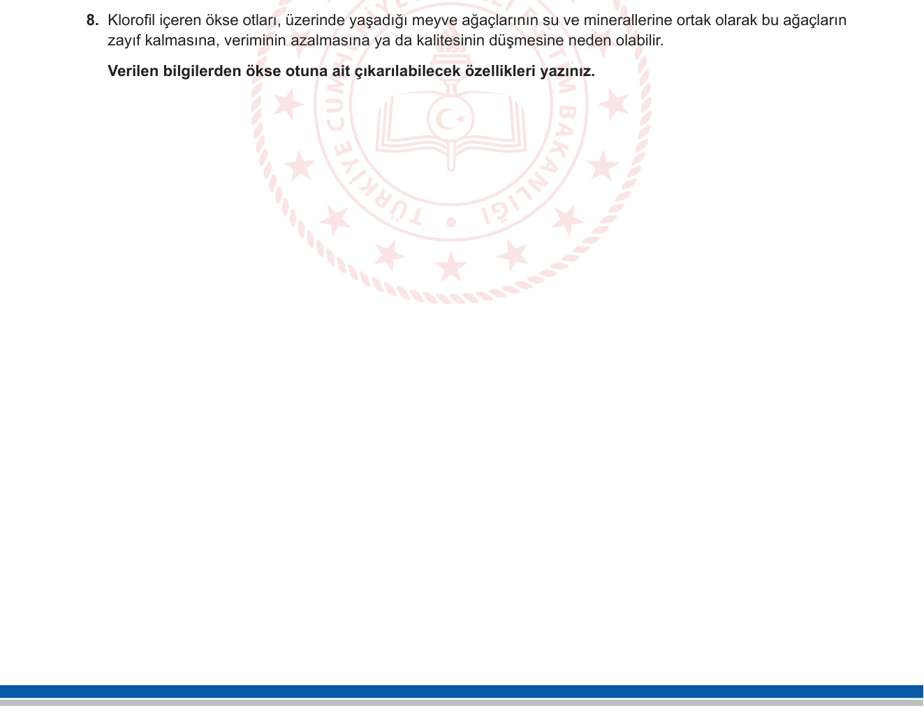 Biyoloji sorusu 45 — 