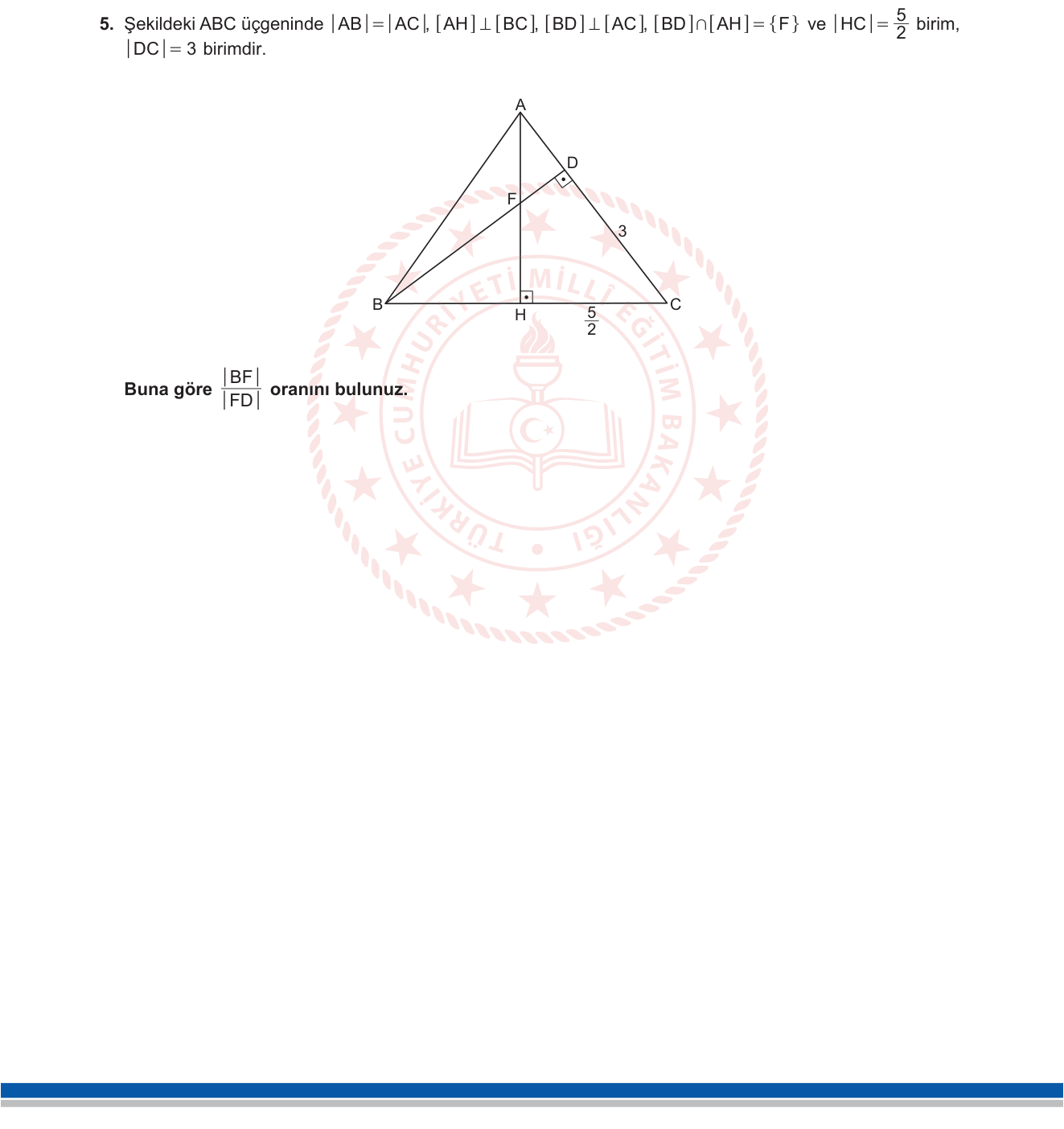 Matematik sorusu 18 — 