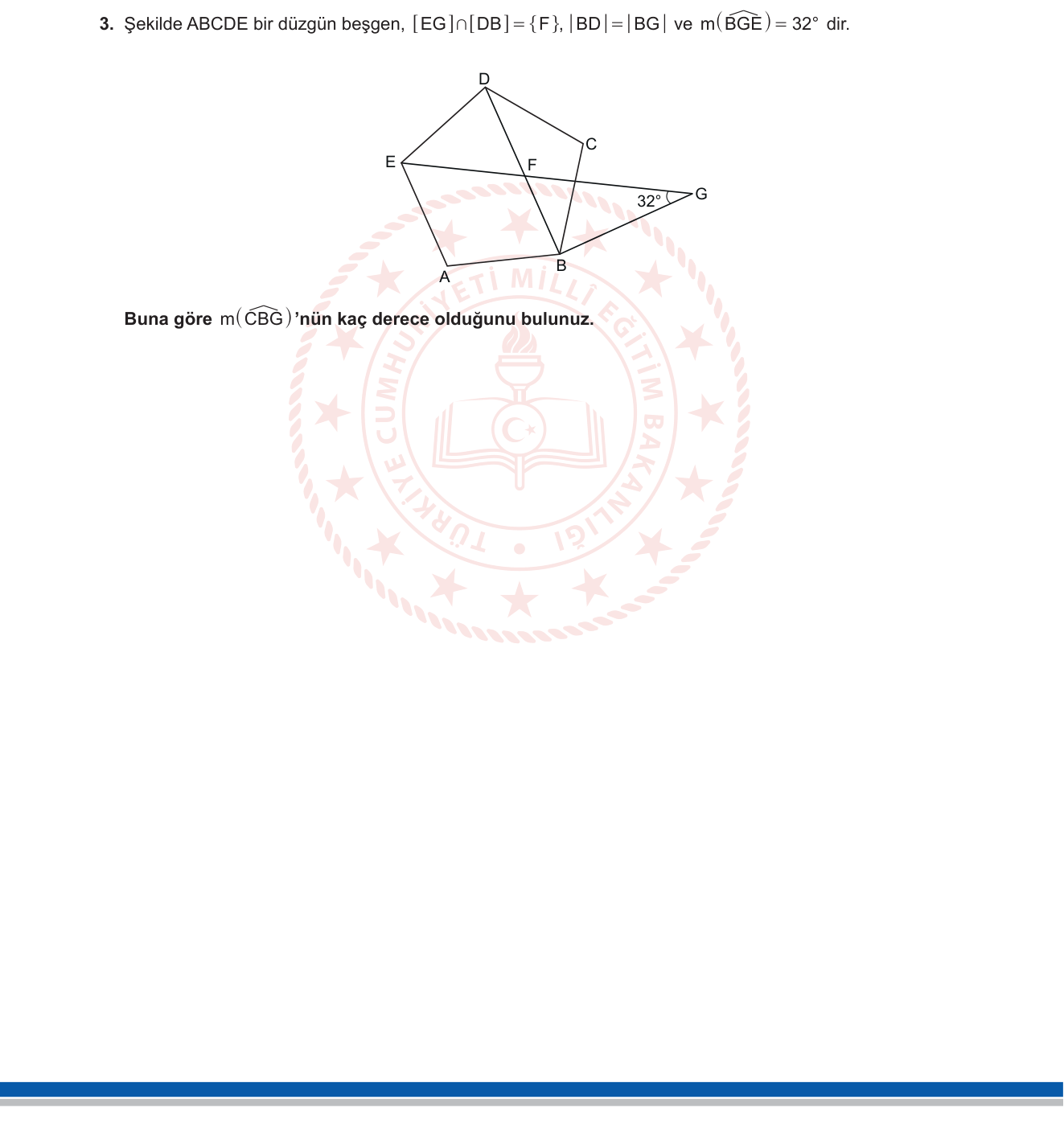 Matematik sorusu 38 — 