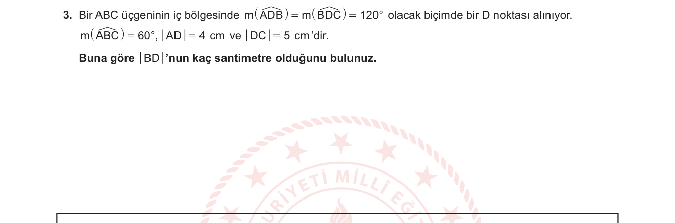 Matematik sorusu 23 — 