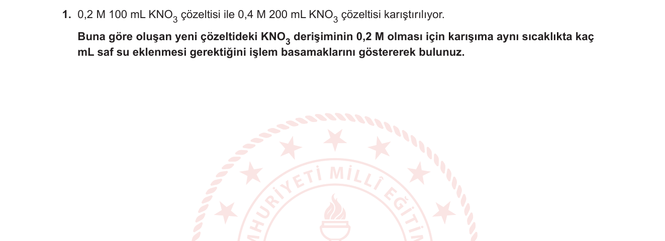 Kimya sorusu 24 — 