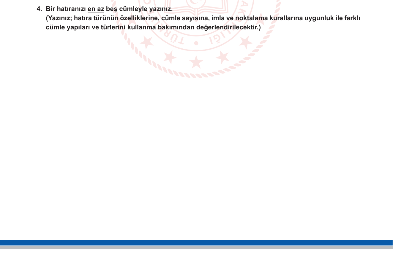Türk Dili ve Edebiyatı sorusu 8 — 