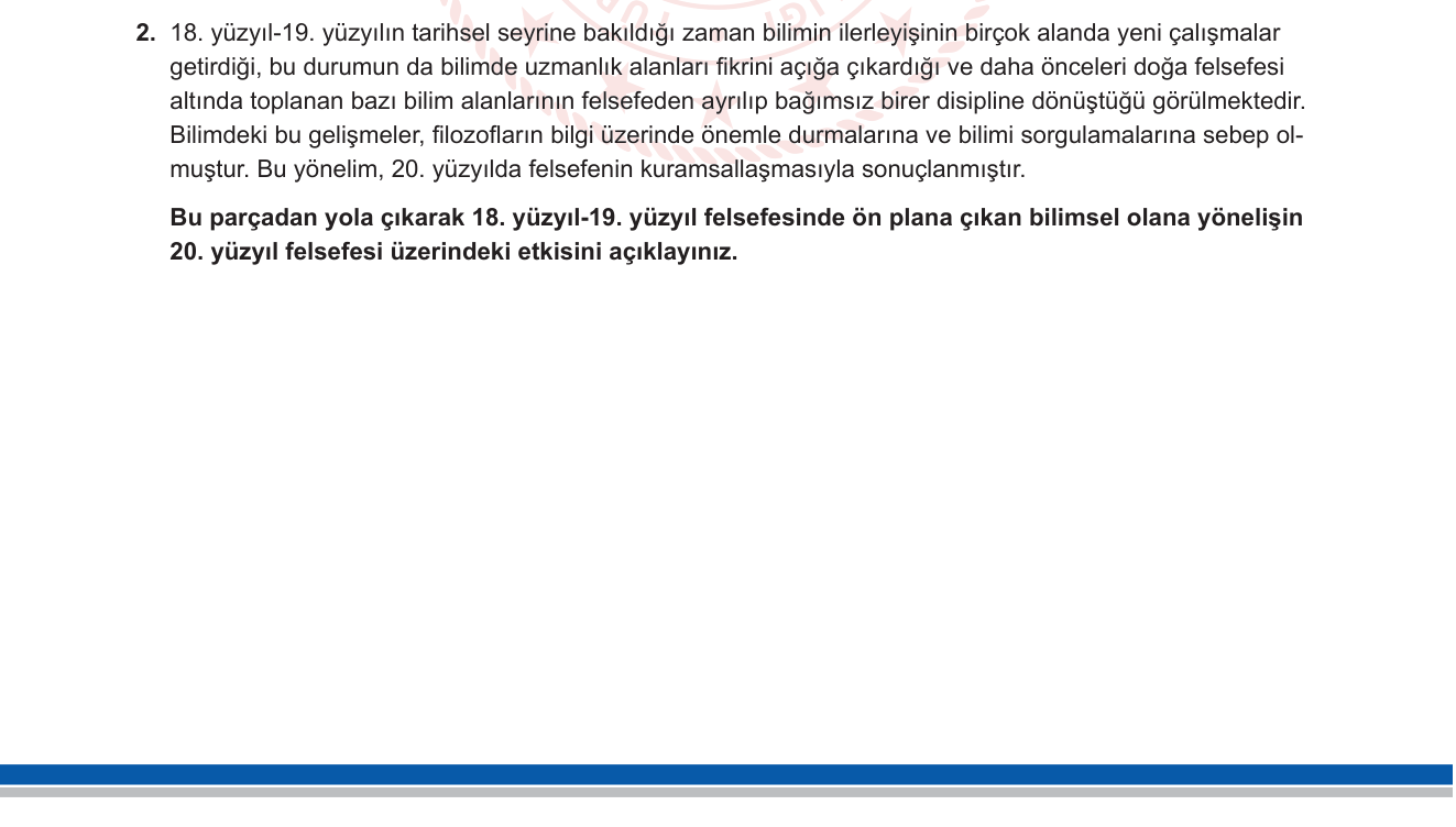 Felsefe sorusu 15 — 