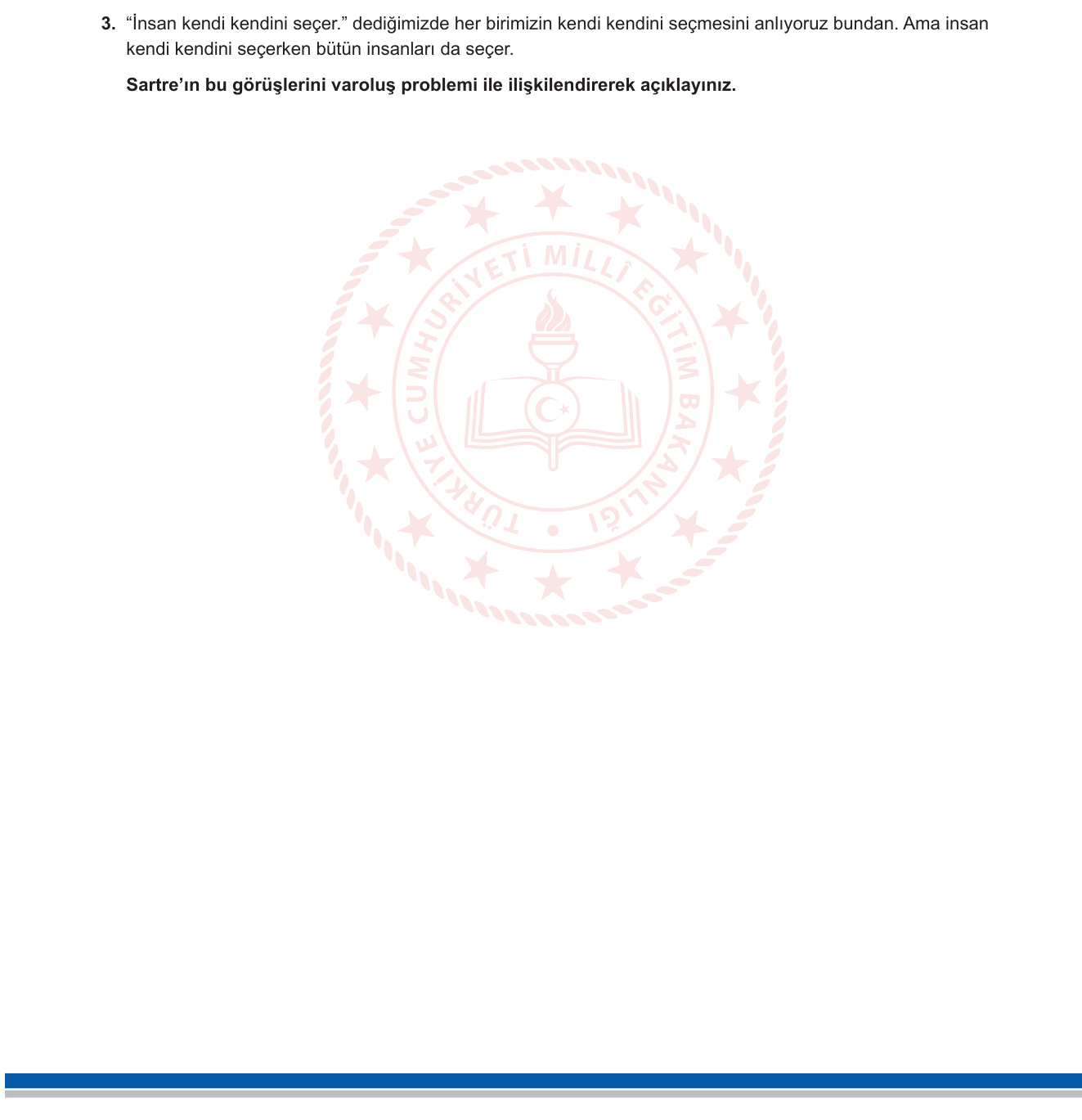 Felsefe sorusu 16 — 