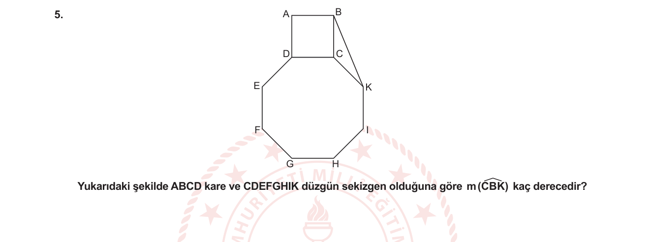 Matematik sorusu 38 — 