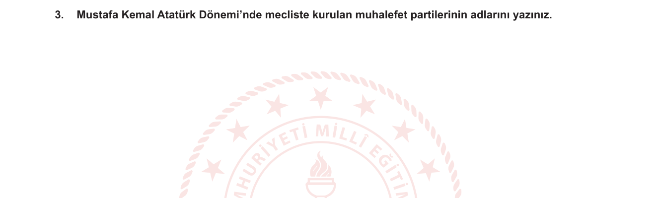 Sosyal Bilgiler sorusu 8 — 