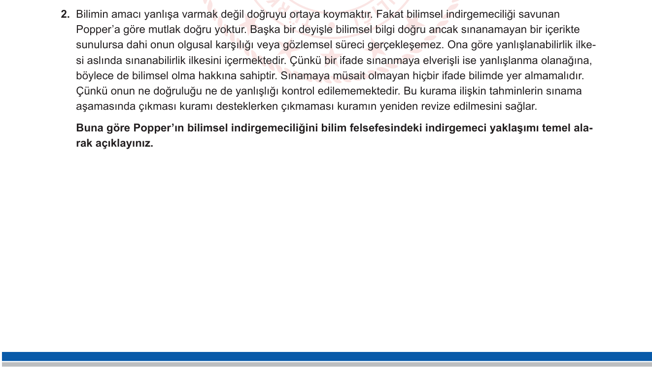 Felsefe sorusu 7 — 