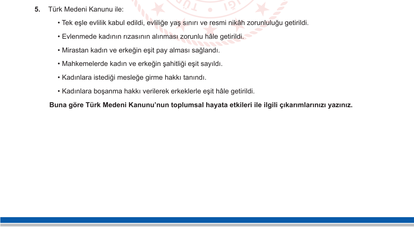 Sosyal Bilgiler sorusu 12 — 