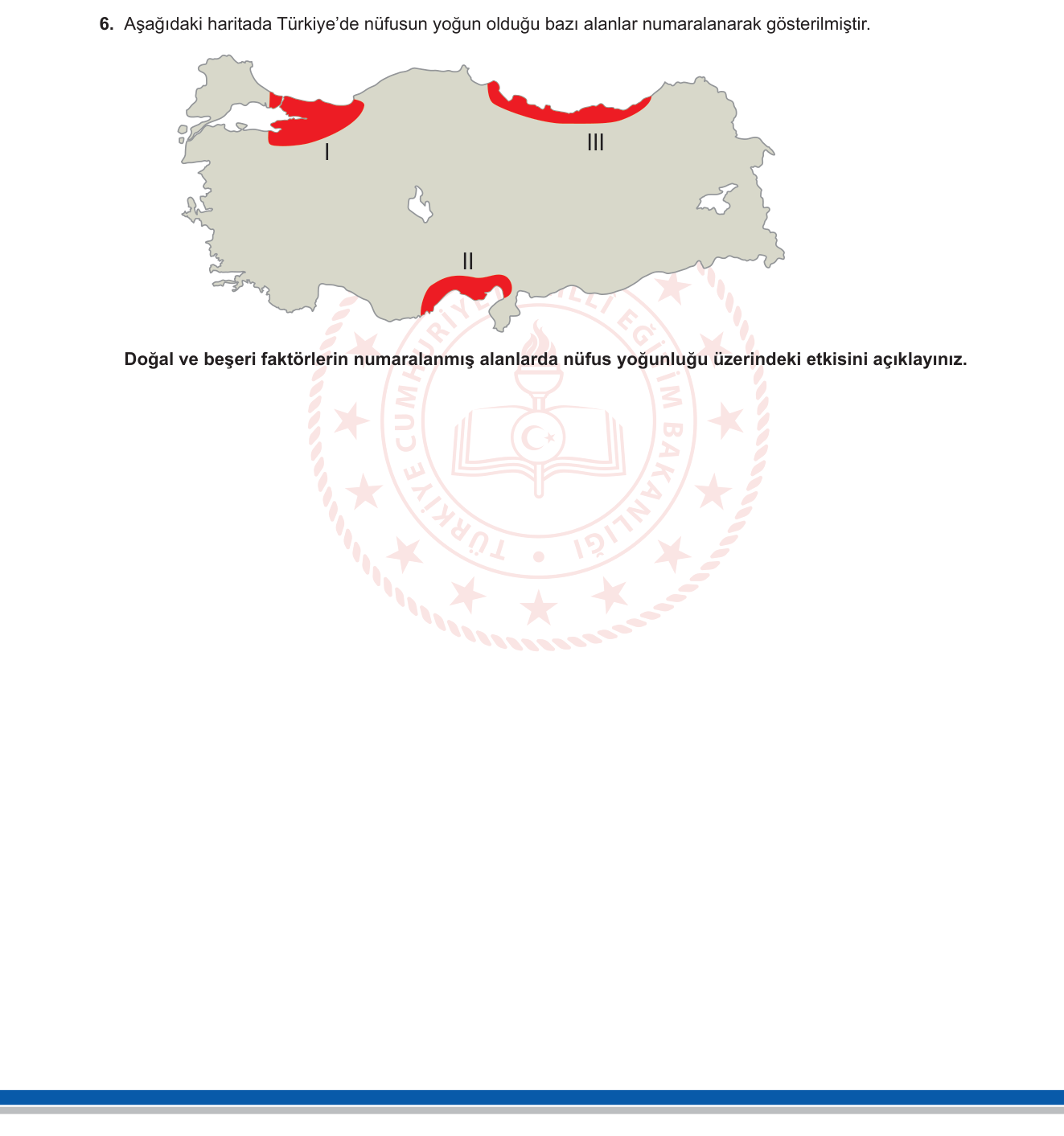 Coğrafya sorusu 16 — 