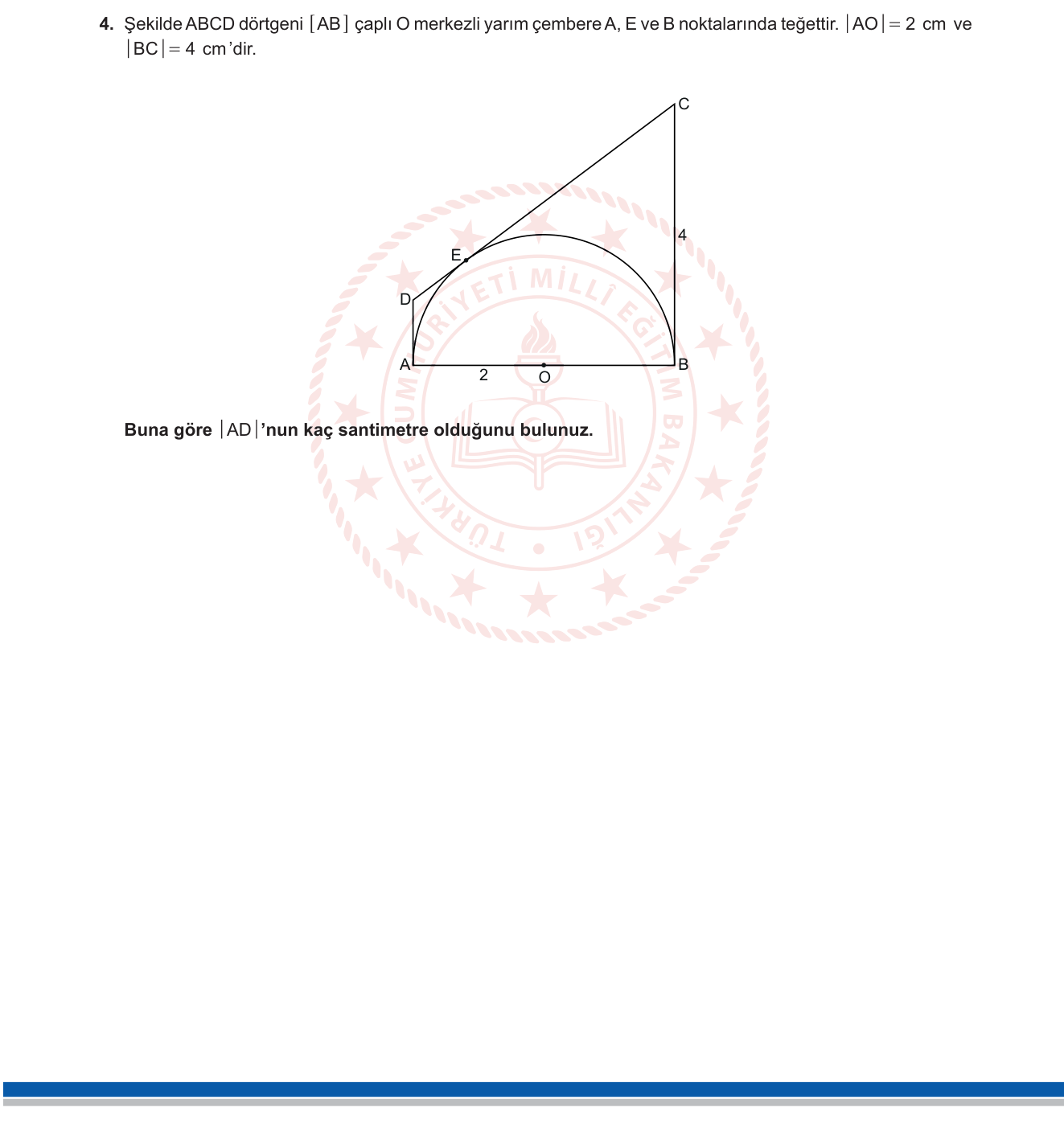 Matematik sorusu 11 — 
