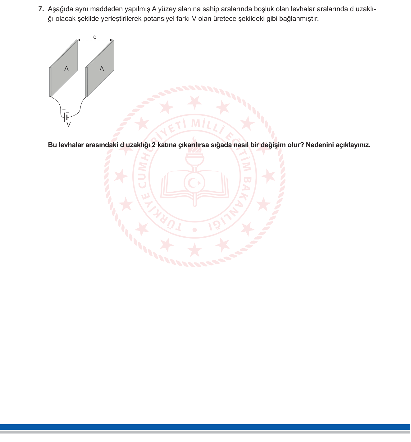 Fizik sorusu 5 — 