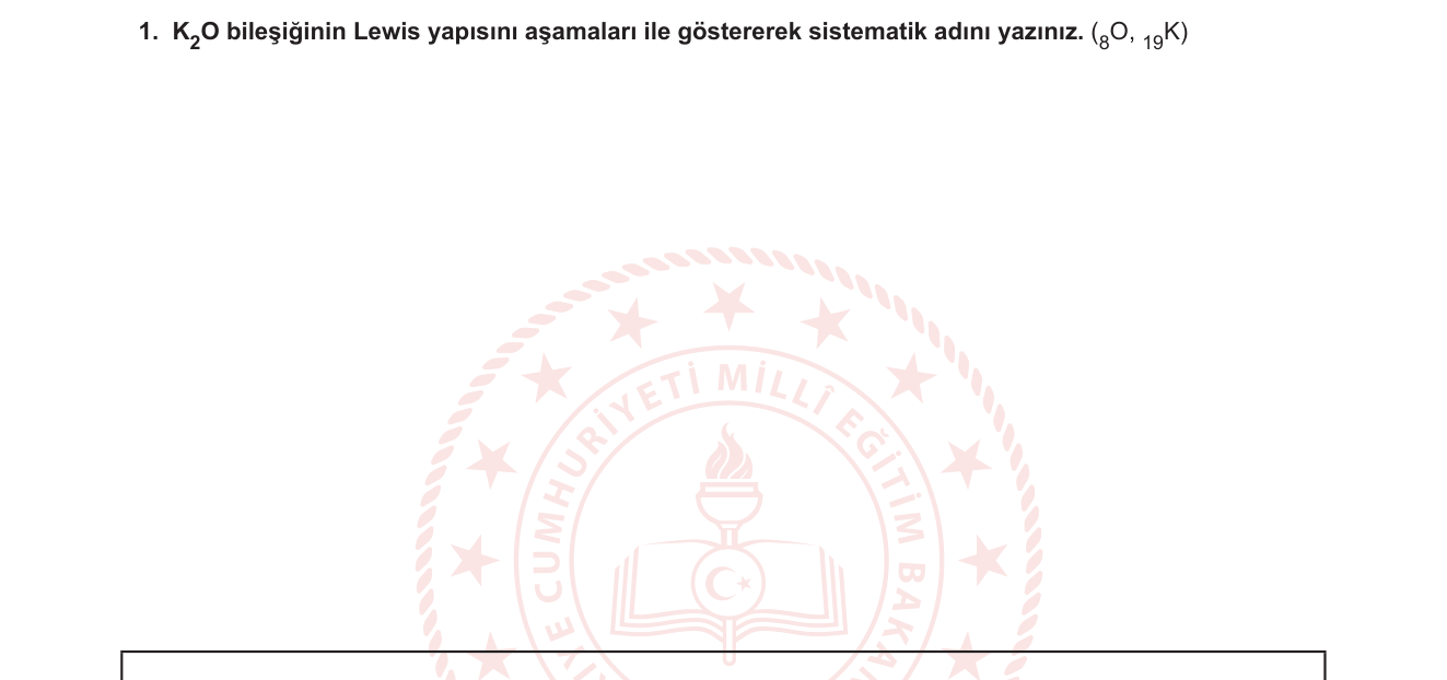 Kimya sorusu 18 — 