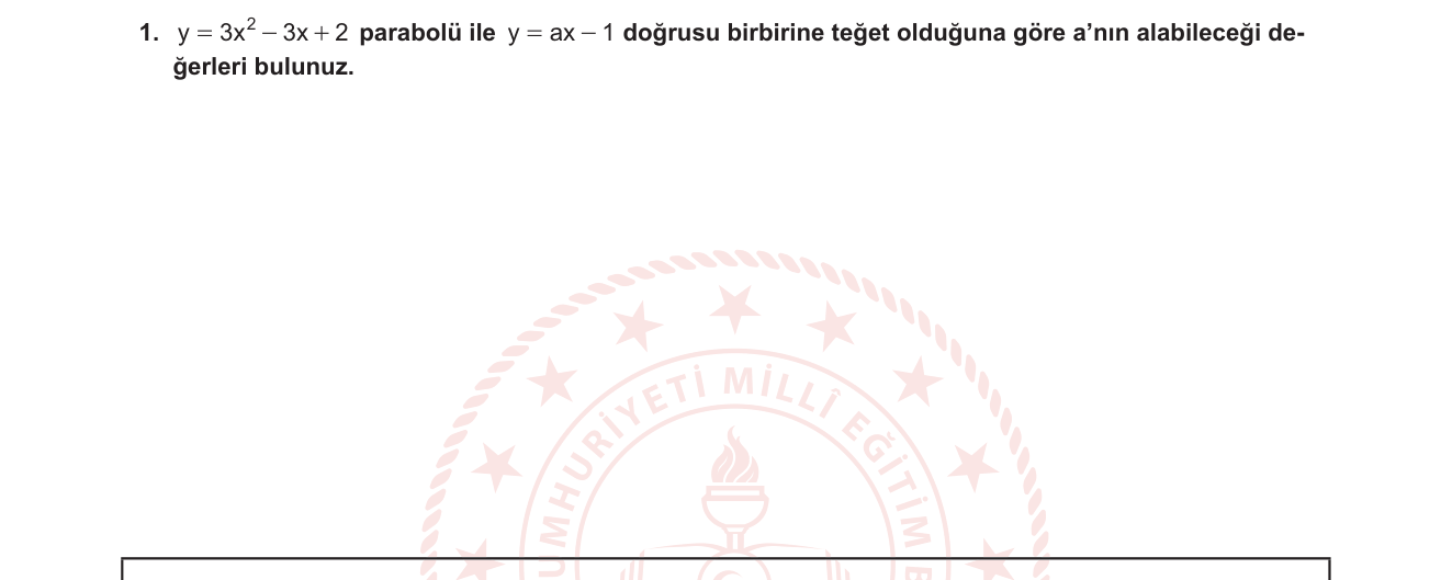Matematik sorusu 1 — 