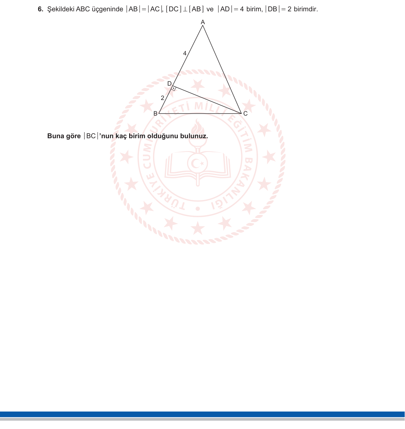 Matematik sorusu 19 — 