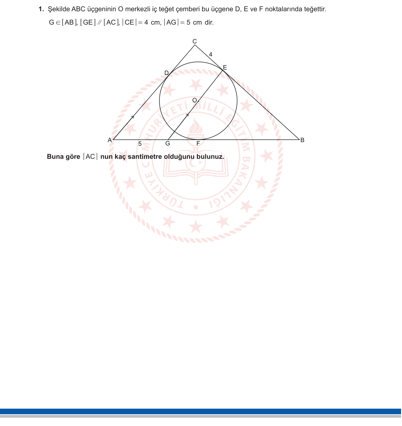Matematik sorusu 16 — 