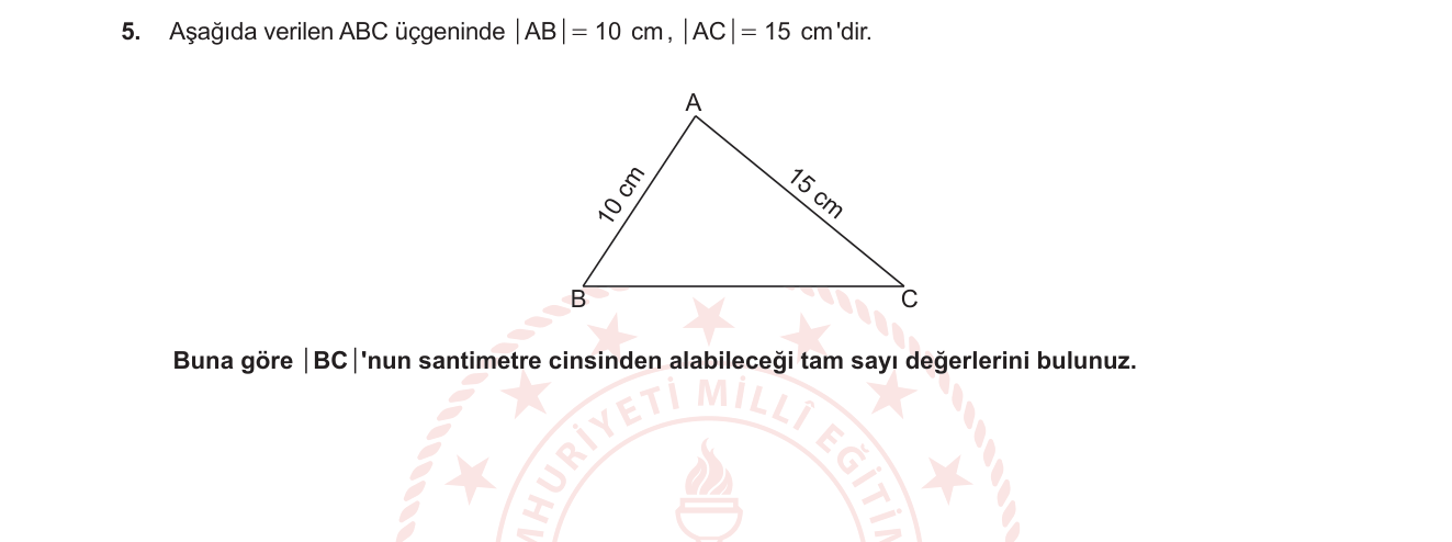 Matematik sorusu 43 — 