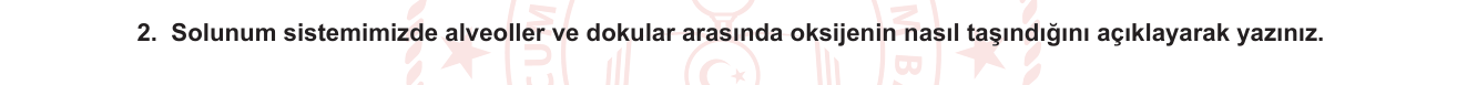 Biyoloji sorusu 9 — 