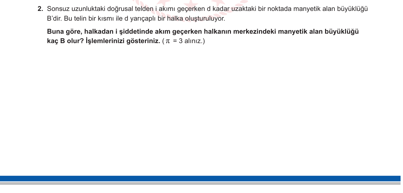 Fizik sorusu 31 — 