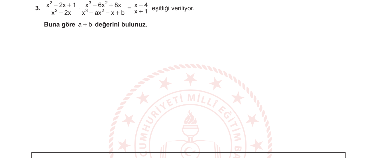 Matematik sorusu 45 — 