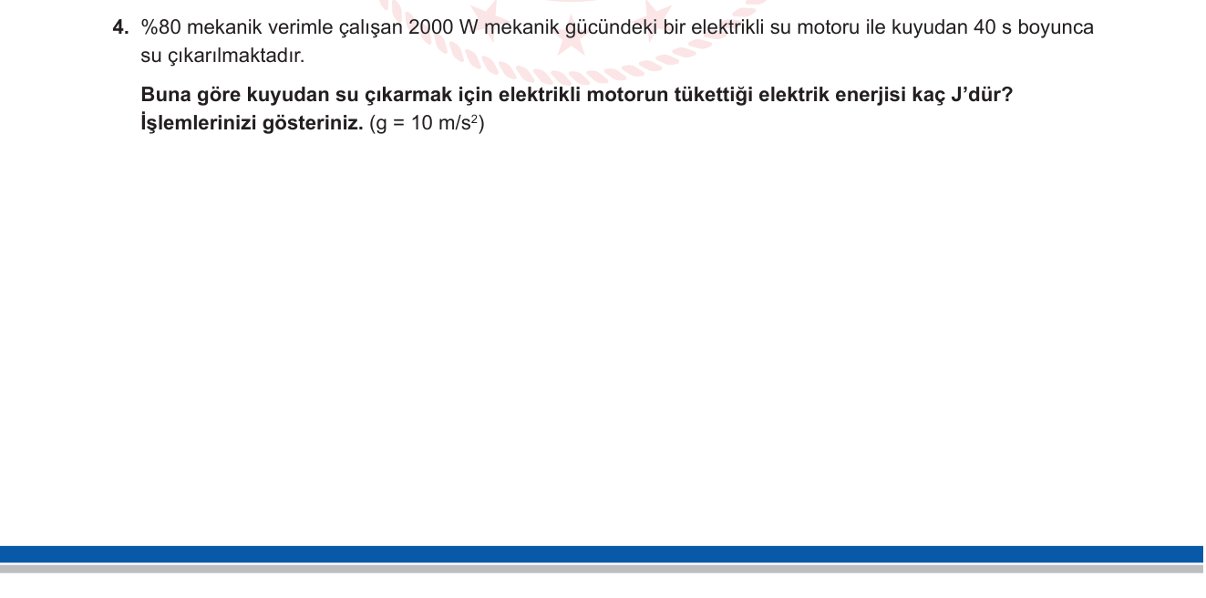 Fizik sorusu 31 — 