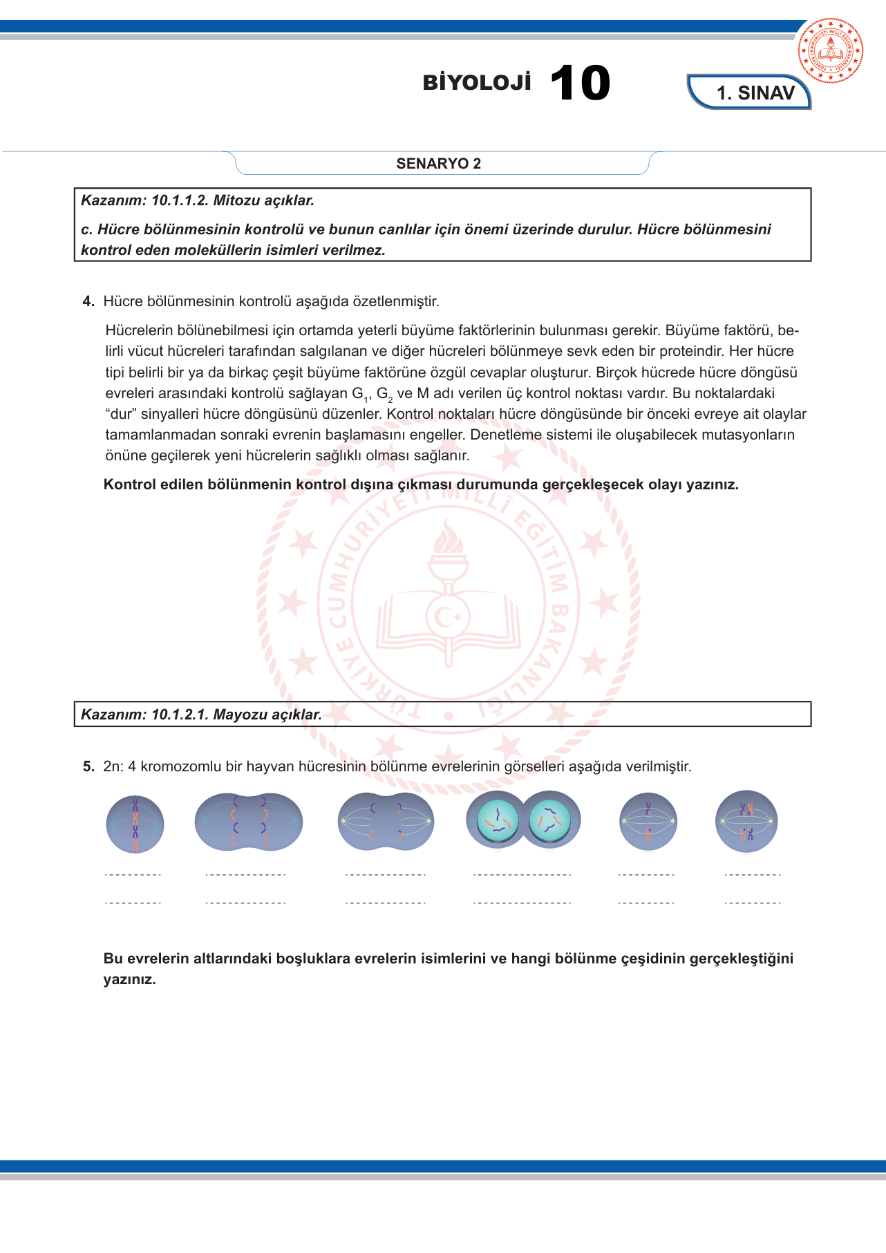 Biyoloji sorusu 15 — 